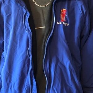 Blue Windbreaker for Men